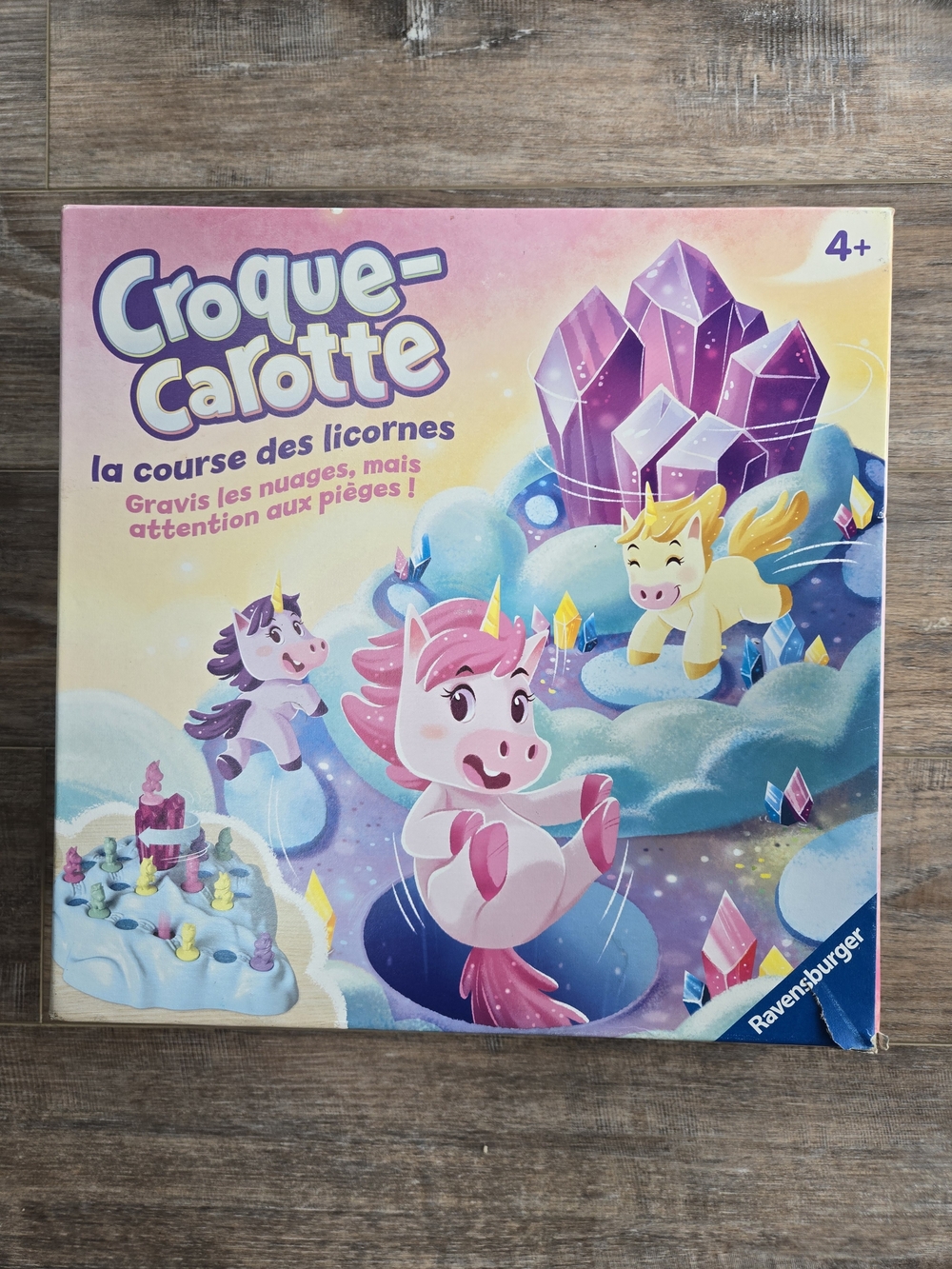 Ravensburger Croque-Carotte Unicorn Race Kids Board Game - French Version